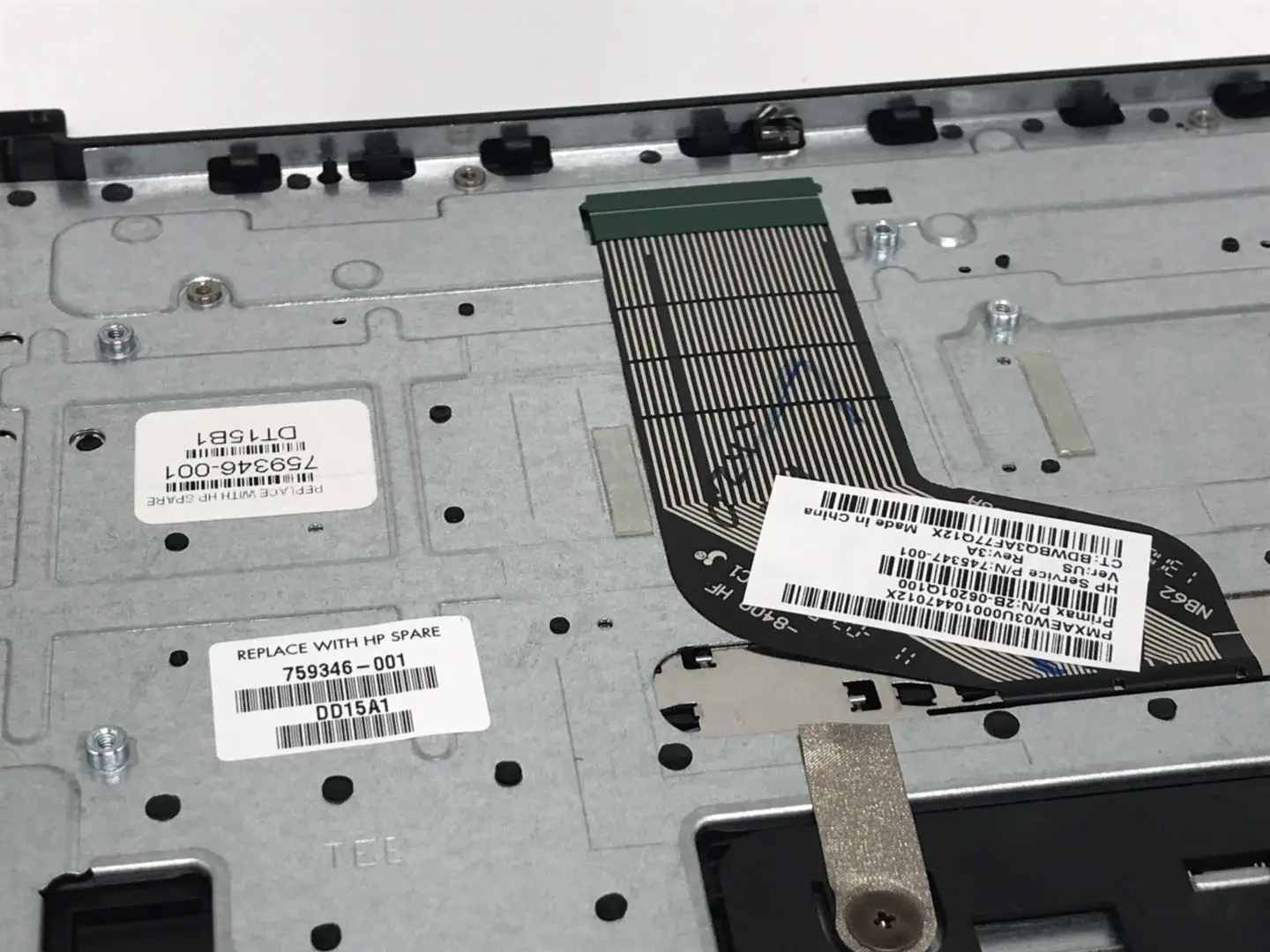 Оригинальный Новый чехол для ноутбука HP Pro X2 410 G1 C с клавиатурой США 759346 001 100%