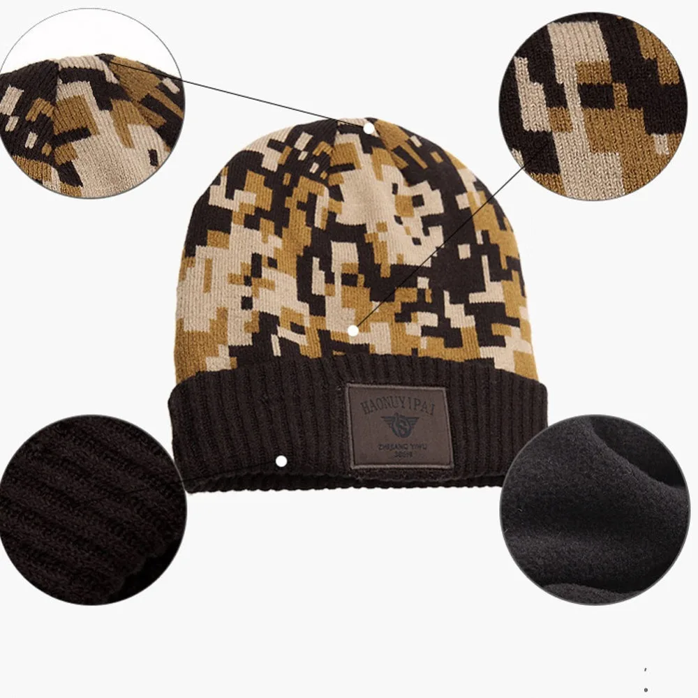 На открытом воздухе Охота шерстяная шапочка Кондор Camo камуфляжные зимние фитнес