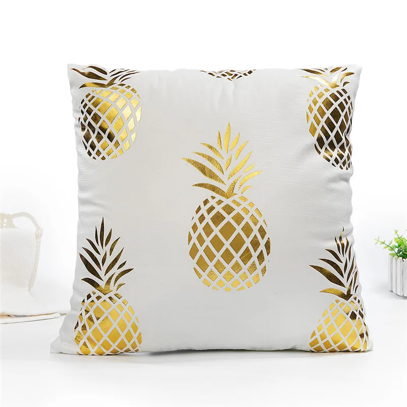 Чехол для подушки Fuwatacchi с изображением животных золотистая фолистая