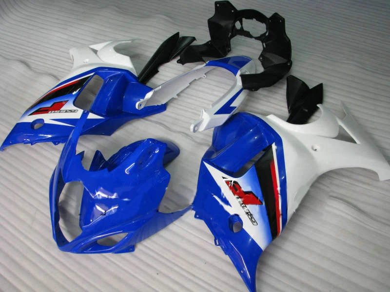 Комплект обтекателей для Мотоцикла SUZUKI GSX650F 08 09 10 GSX 650F 2008 2009 2010 модный белый синий