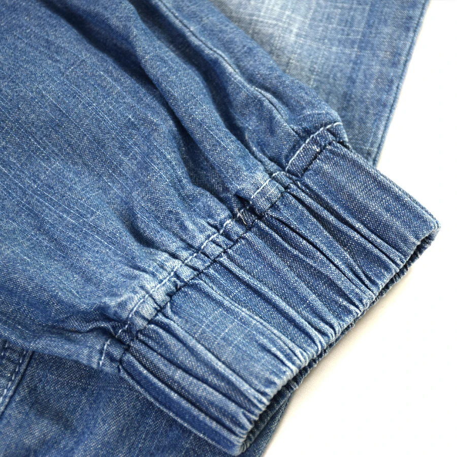 2018 джинсовые штаны-шаровары для маленьких девочек Детские карманы брюк с