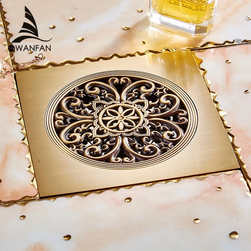 Слив для душа 15*15 см супер большой ванной комнаты слив строительный материал