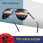 Солнцезащитные очки унисекс VEITHDIA, дизайнерские алюминиевые очки с поляризационными зеркальными стеклами, для мужчин и женщин, 2019