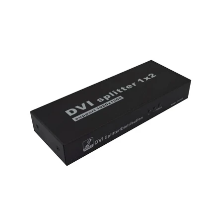 1 в 2 out DVI-I DVI 24 + 5 KVM переключатель сплиттер 1200P для ПК Хост монитора проектора |