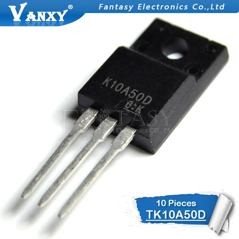 10 шт. TK10A50D TO-220F K10A50D TK10A50 TO220F 500 В 10A 10A50 новый оригинальный | Электронные компоненты