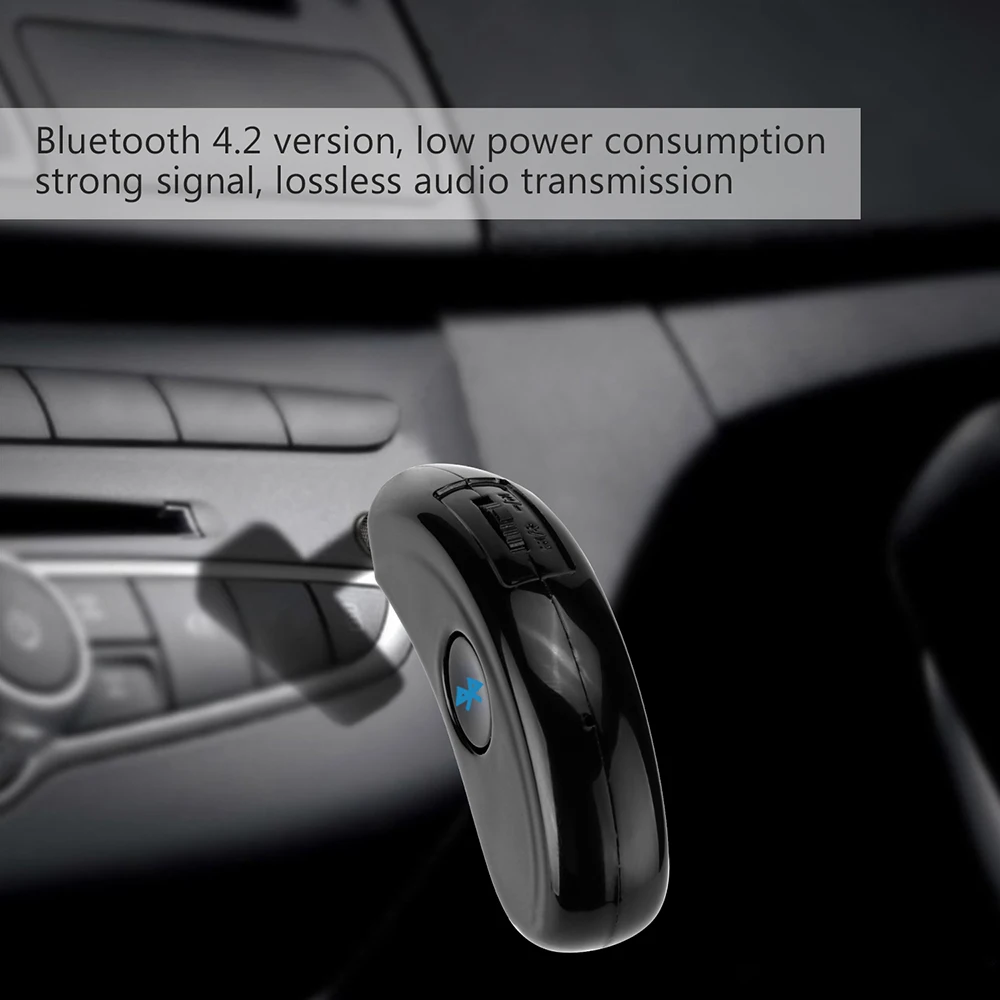 Разъем Onever 3 5 мм приемник Bluetooth 4 2 музыкальный аудиоадаптер перезаряжаемый