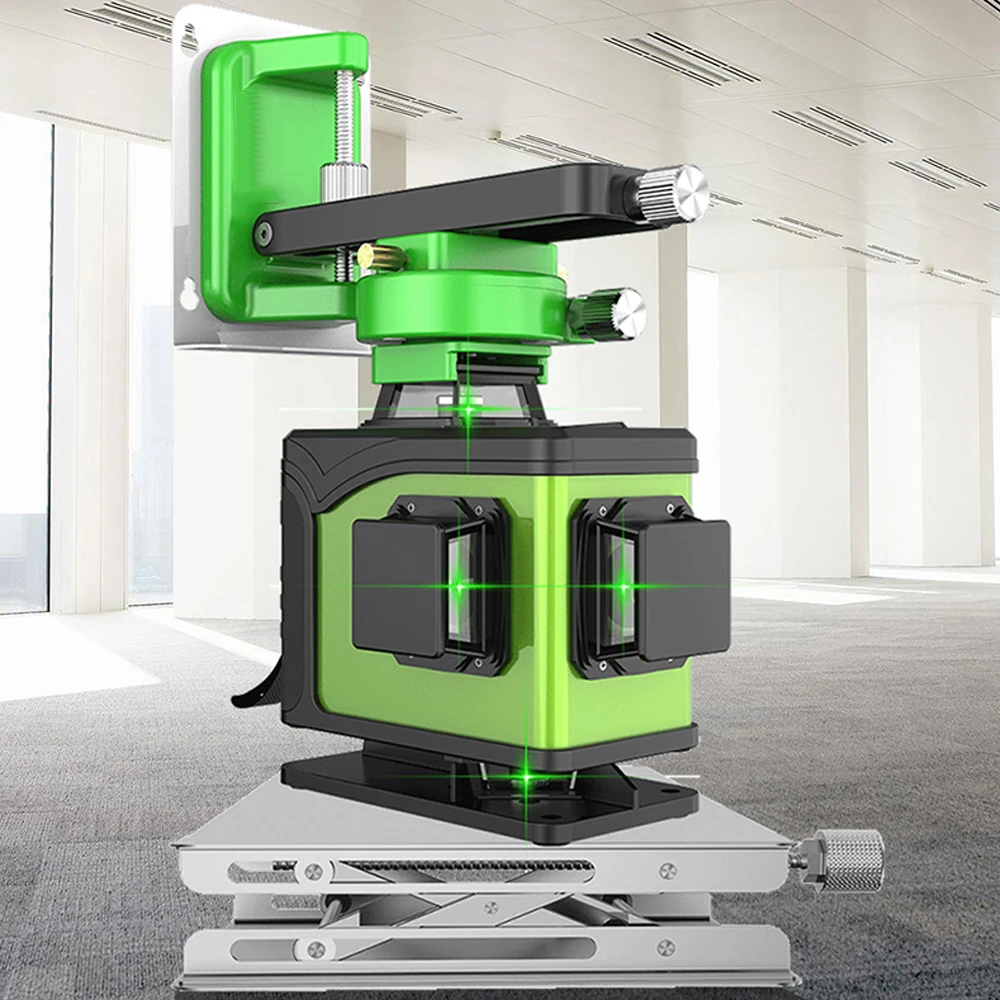 

NeW 16 line 4D laser level 360 Vertical And Horizontal Laser Level Self-leveling Cross Line 4D Green Laser Level with outdoor