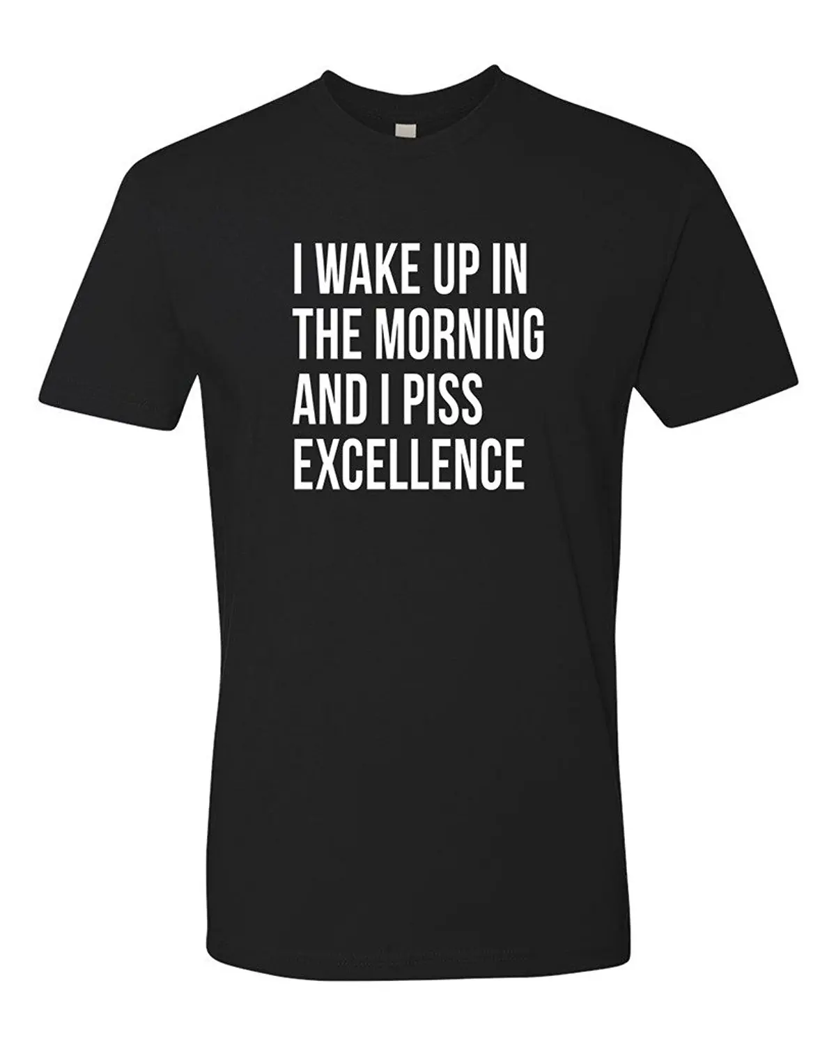 2017 Новые Мужская Мода мужская Я Мочу Excellence Кино Цитата Футболки Черный Белый