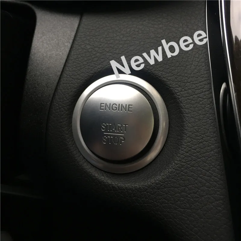 Newbee универсальный для Mercedes Benz Keyless Go Start Stop двигатель Кнопка зажигания Крышка C200 A45 G55 S63 ML350 GLK350 S350