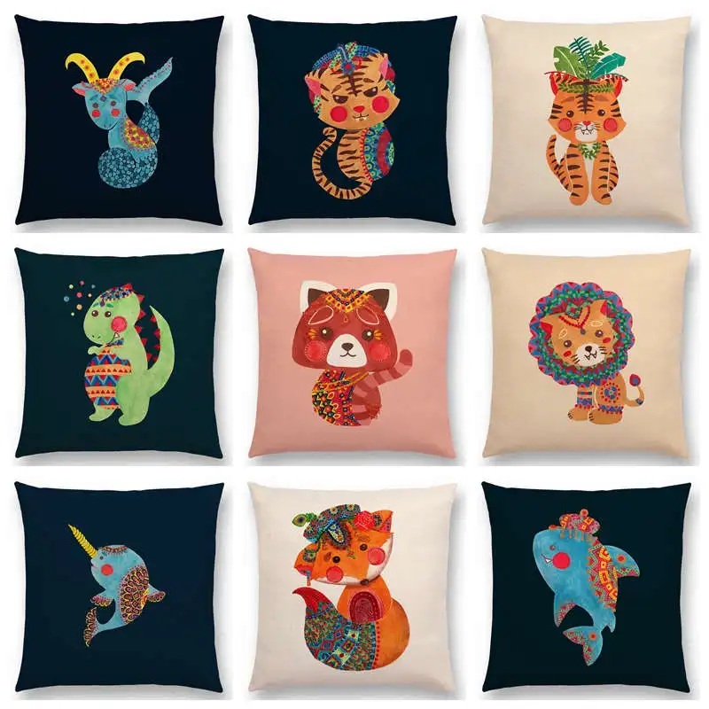 Горячая Распродажа милые маленькие Мультяшные животные милая панда лиса нарваль