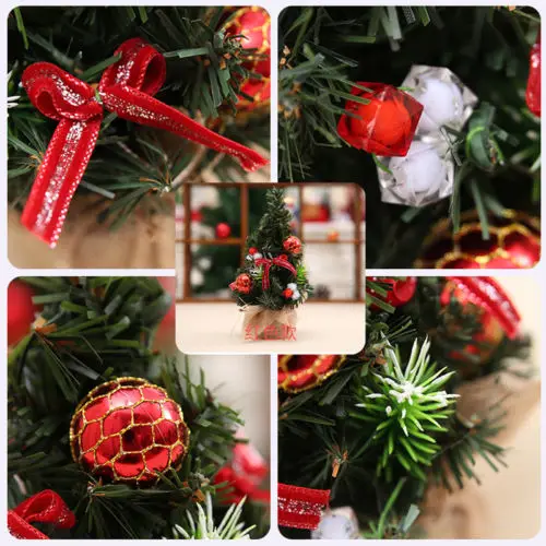 20 см мини Декор рождественской елки стол праздничный Праздничный Орнамент