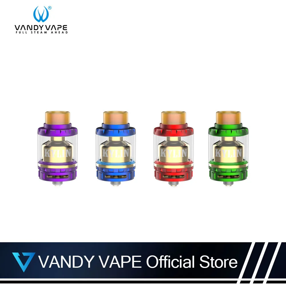Оригинальный vandy Vape kylin RTA Танк Атомайзеры для электронных сигарет 6 мл и 2 с одной