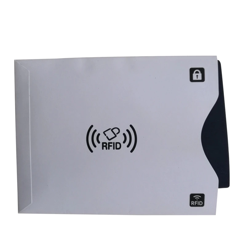 50Pcs/Lot RFID Blocking Sleeve Aluminium Foil Cards Protector Identity Theft Prevention Shielded | Безопасность и защита