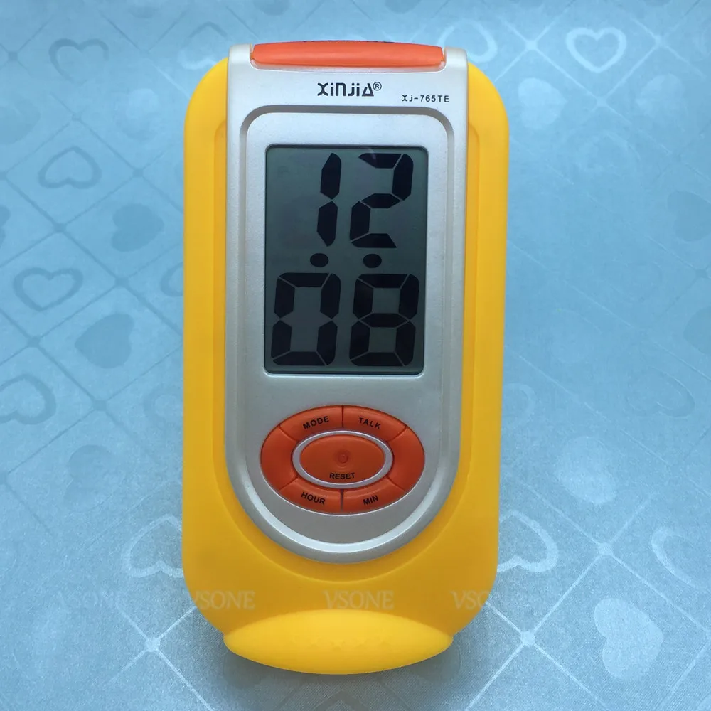 Говорящий на английском языке ЖК цифровой будильник для слепой или низкой