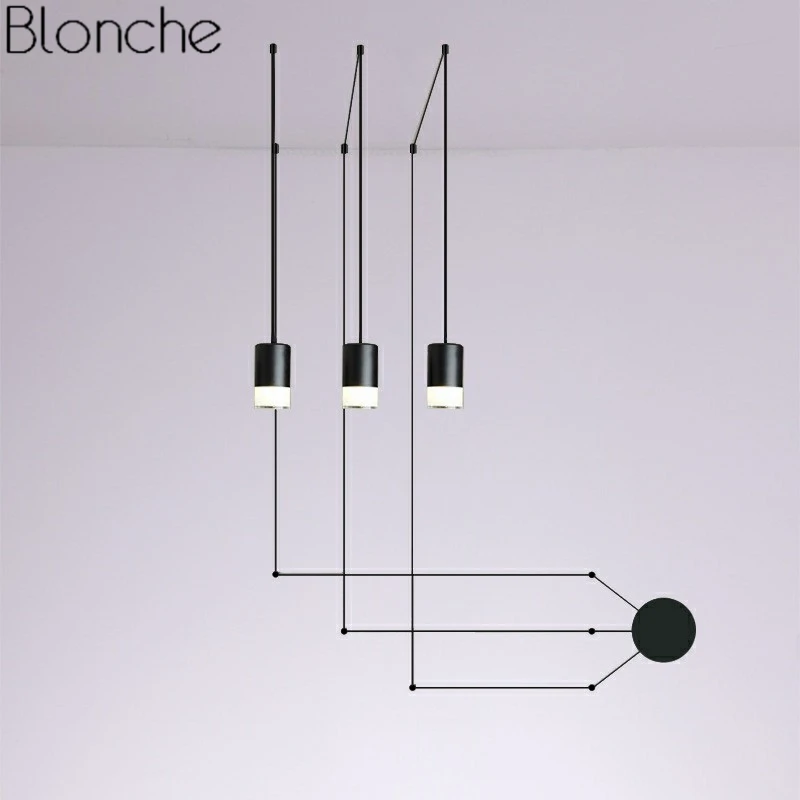 Современная светодиодная Подвесная лампа художественный светильник сделай сам
