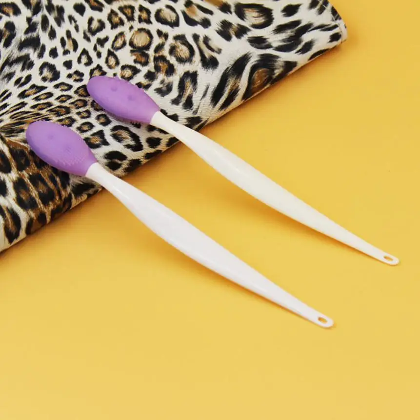 2 шт. силиконовый очиститель для лица со щеткой отшелушивающий удаления угрей