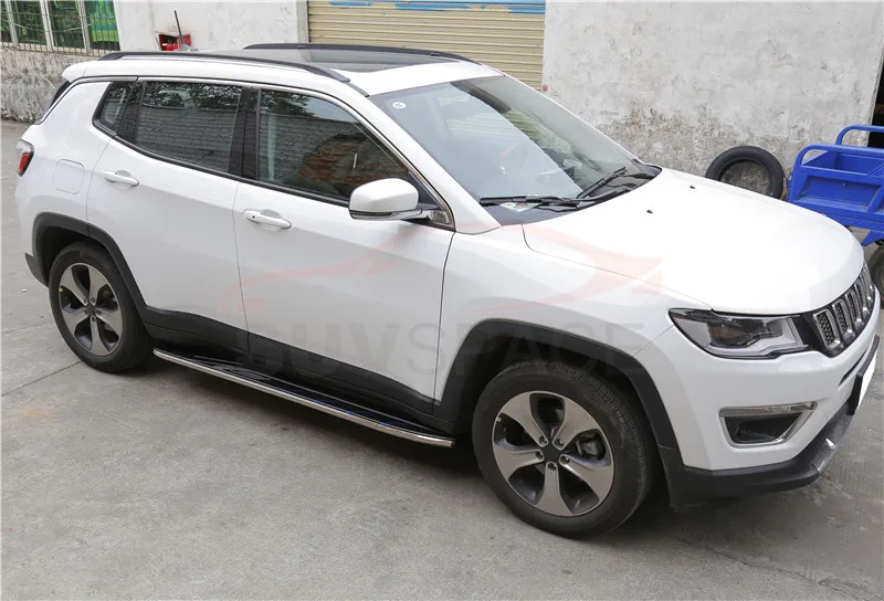 Боковой Шаг подходит для JEEP все новые компас 2017-2020 Беговая доска nerf бар |
