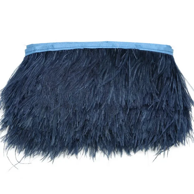 8-10 см многоцветный страус перо лента бахрома отделка для ручной работы платье