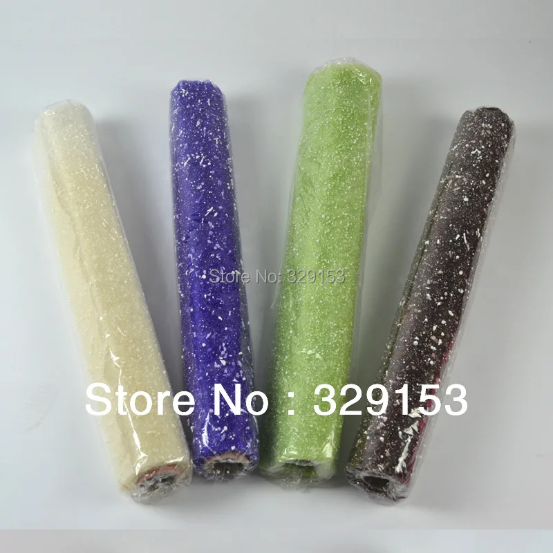 Снег точка марли цветок DIY упаковочный материал оберточная бумага 50 * 400 см 5 рул. /