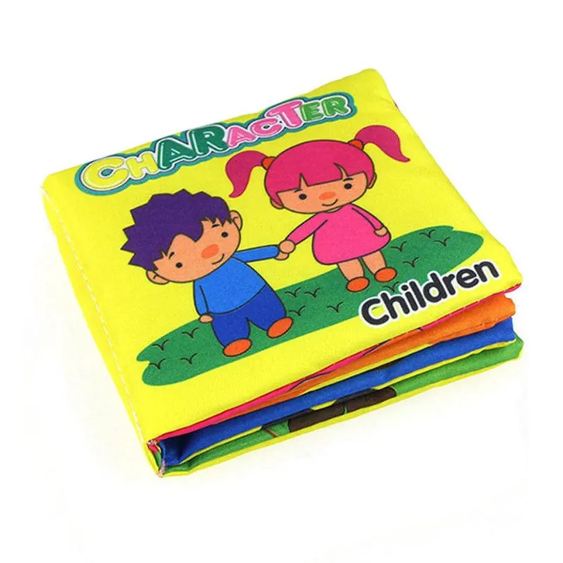 Тканевые книги для младенцев детей новорожденных развитие интеллекта обучающая