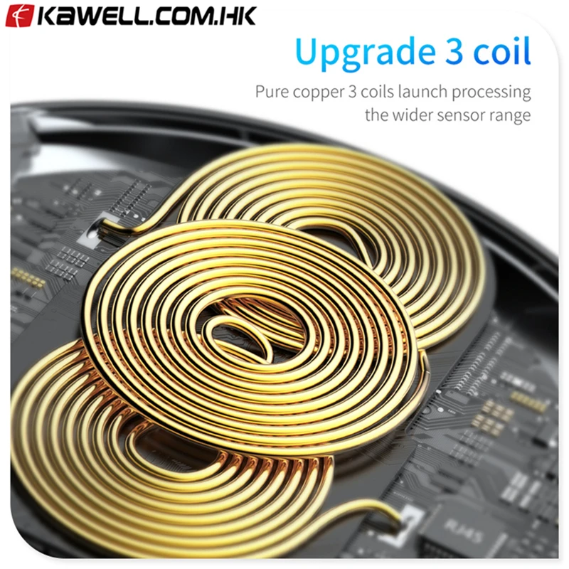 Складные три катушки беспроводной зарядный коврик с 1 2 м микро кабель | Мобильные