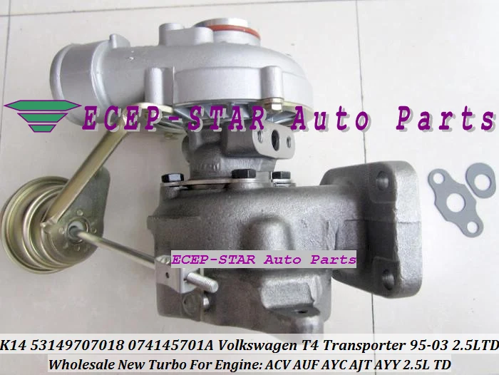 Бесплатная доставка K14 53149707018 53149887018 074145701A 7018 турбо для Volkswagen VW T4 Transporter 95 03 ACV AUF AYC