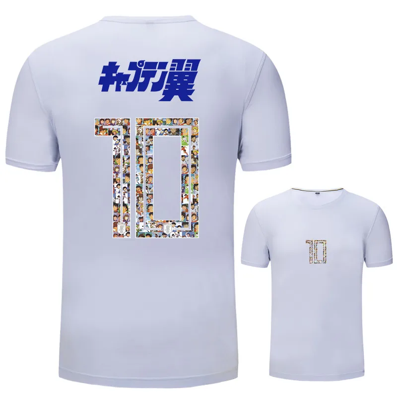 Мужская футболка с короткими рукавами Captain Tsubasa No.10 Ozora японский принт |