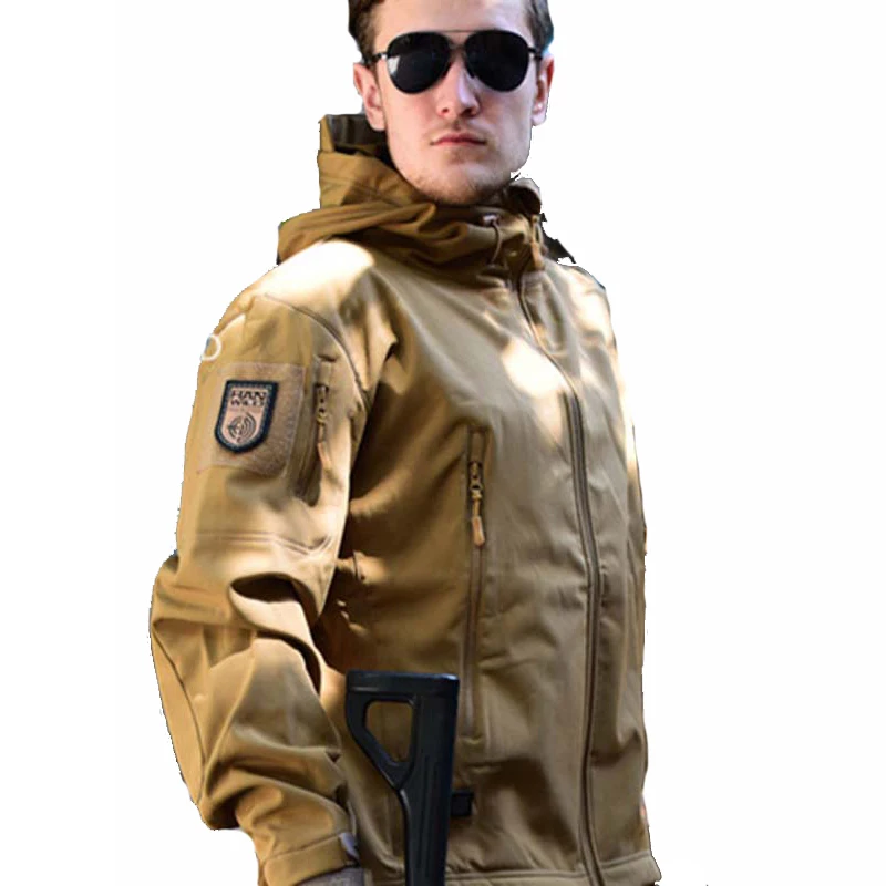 Тактическая охотничья одежда TAD Softshell Водонепроницаемая спортивная куртка для