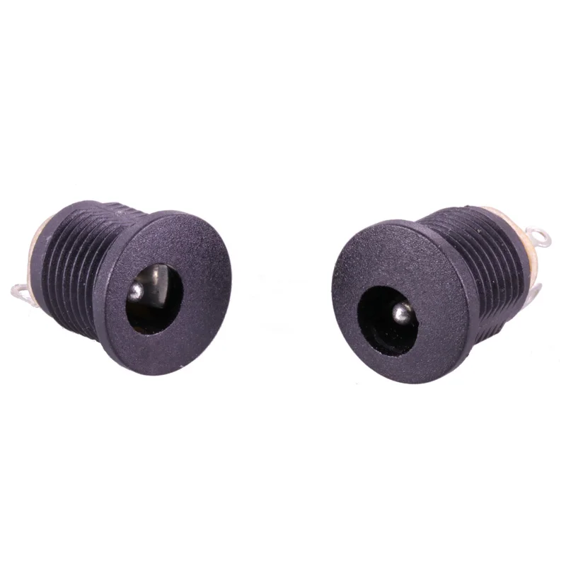 10 шт./лот DC Панельное крепление гнездо постоянного тока разъем питания проводной