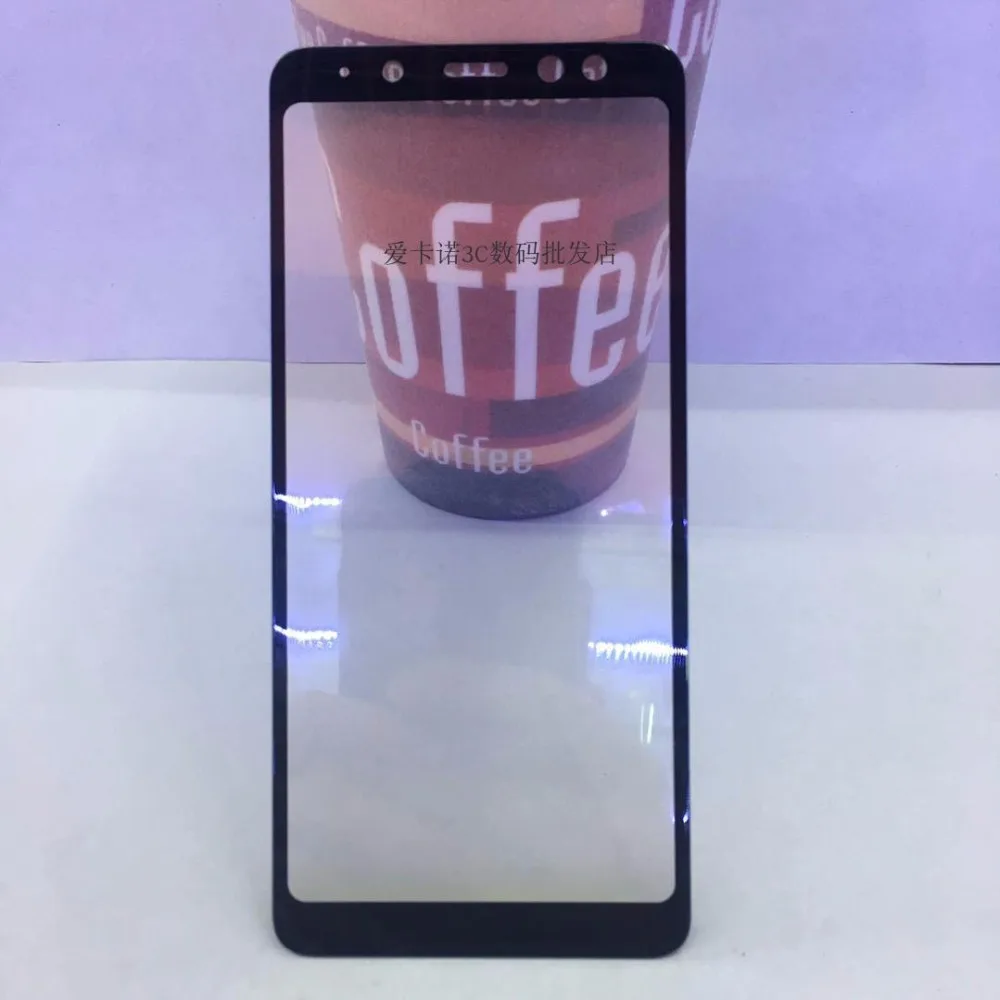 3D изогнутое закаленное стекло для Samsung Galaxy A8 Plus полное покрытие 2018 Защитная