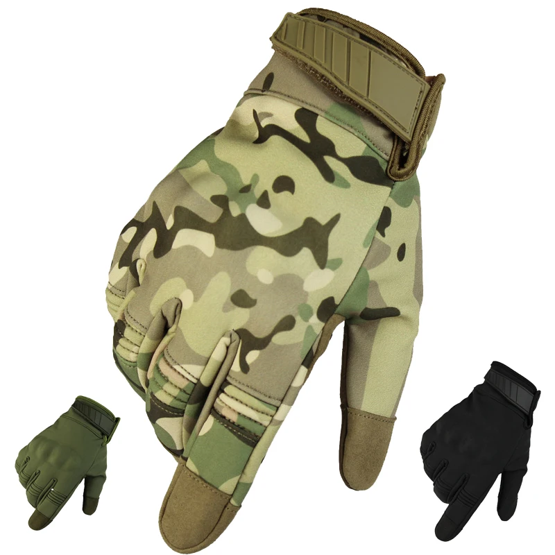 

Touch Screen Army Military Tactical Gloves Waterproof Army Tactical Gloves Camouflage Full Finger Hard Knuckle Paintball Gloves