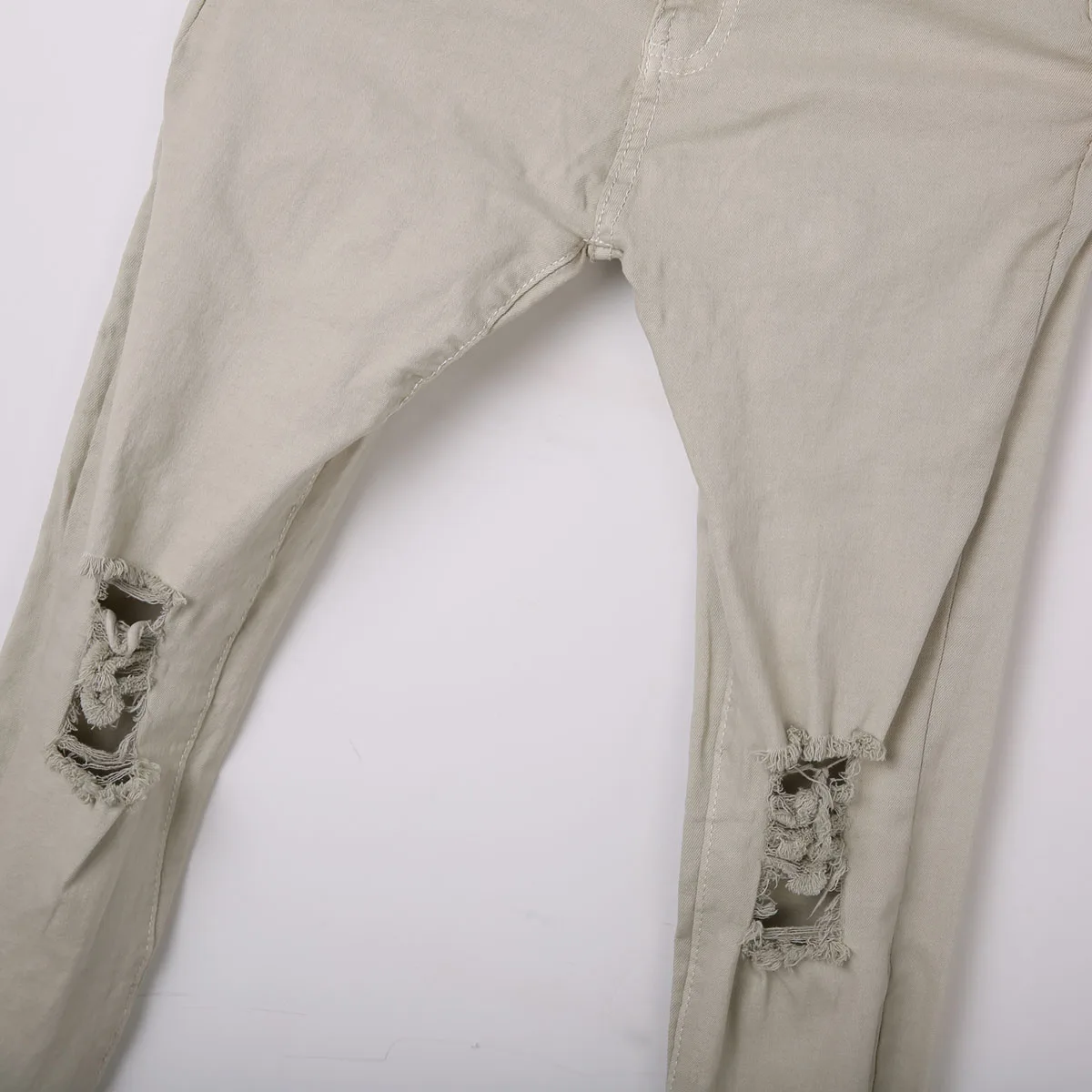 Мужские обтягивающие Подиумные прямые джинсовые штаны на молнии рваные джинсы |