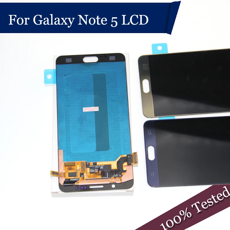 ЖК дисплей Super AMOLED 5 7 дюйма для SAMSUNG Galaxy Note Note5 N920A N9200 SM N920 N920C сенсорный экран|Экраны