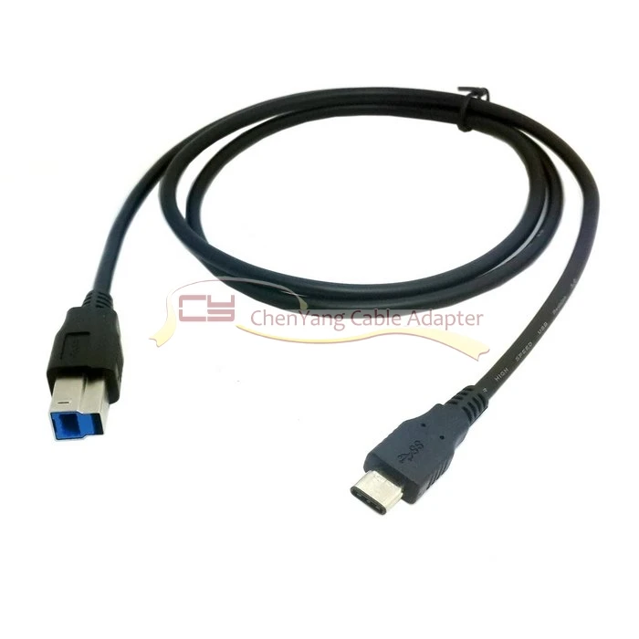 CY USB C 3. 0 Type Штекерный разъем к Стандартный B кабель для передачи данных MacBook и