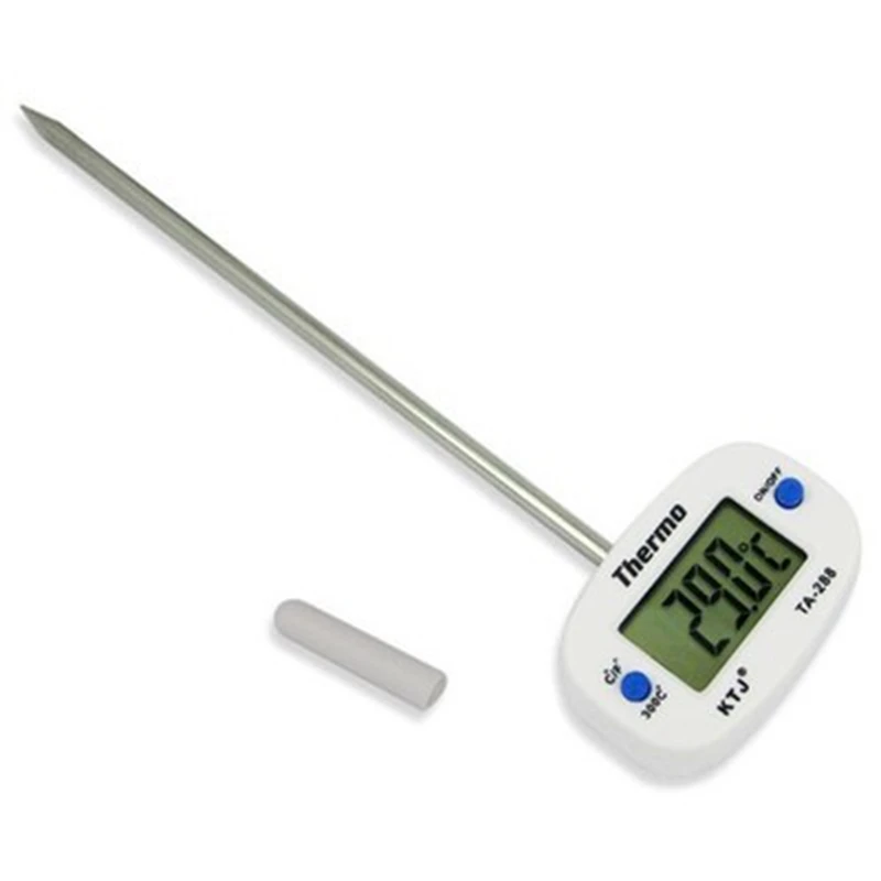 Rotatable Digital Food Thermometer BBQ Meat Chocolate Oven Milk Water Oil Cooking C/F Kitchen Thermometers Electronic Probe 300C | Дом и сад
