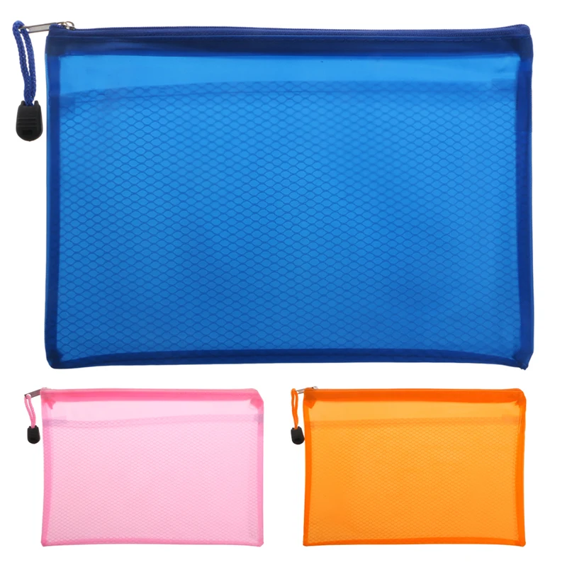 

Document Bag A5 Zipper File Pocket Storage Organizer Office School Waterproof