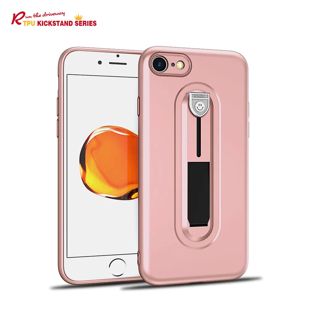 Hidden holder Case For Iphone 7 8 Plus Xr X Xs Max Finger Loop Strap Cover 6 Armor Shockproof Back |