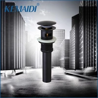 kemaidi matte black bathroomkitchen sink faucet accessories sink brass with overflow pup up drain bathroom sets
