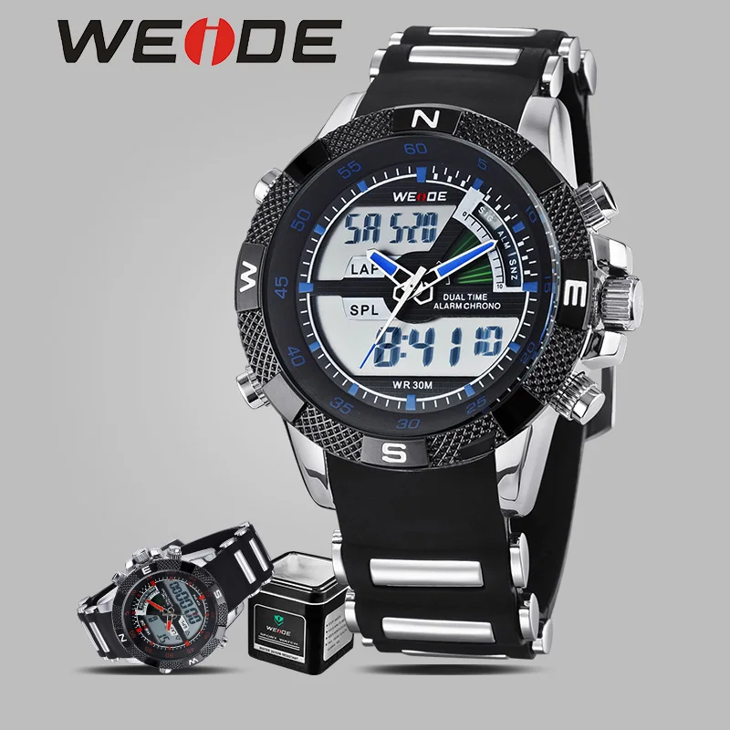 WEIDE люксовый бренд часы кварцевые Кемпинг противоударный водонепроницаемый