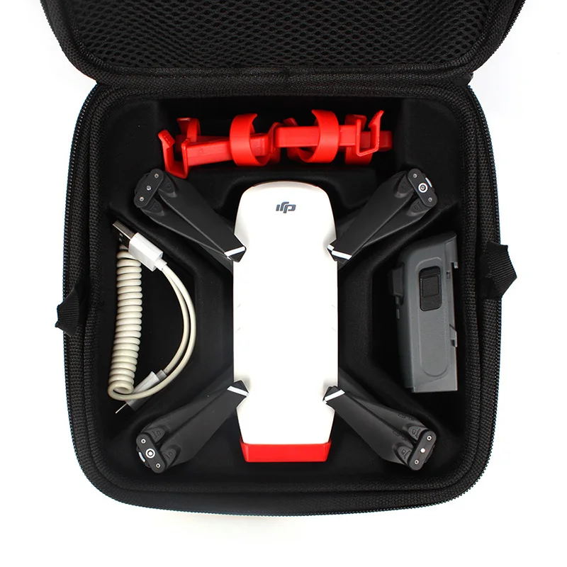 DJI Spark сумка PU Hardshell портативный двухслойная чемодан для хранения Дрон контроллер