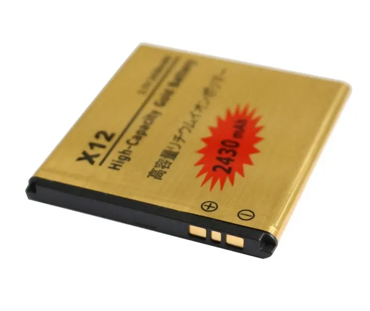 Ciszean 1x2430mAh BA750 3.7VDC Золотая сменная литий-ионная батарея для Arc s X12 LT15i LT15a LT18i + код