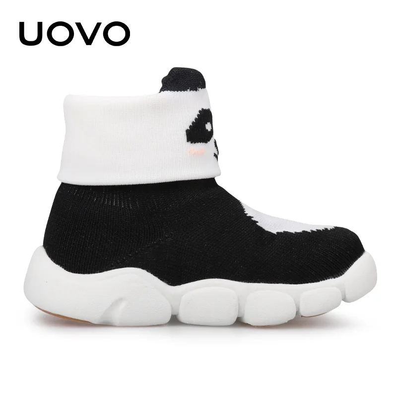 UOVO/осенне-зимняя обувь для малышей; модная обувь для маленьких детей; Детские Мультяшные сапоги для мальчиков и девочек с плюшевой подкладкой;#23-31