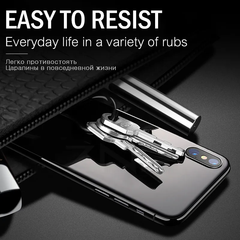 ZNP защитная пленка на весь экран для iphone 6, 6s, 8, 7 Plus, закаленное стекло для iphone X, XS, Max, XR, защитная пленка на заднюю панель