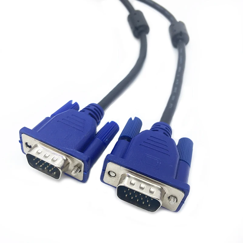 VGA кабель VGA 15pin папа-папа видео кабель для монитора компьютера проектор 0,6 м 1,5 м 1,8 м