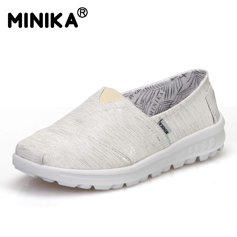 Minika/женская повседневная обувь на плоской подошве парусиновая платформе сезон