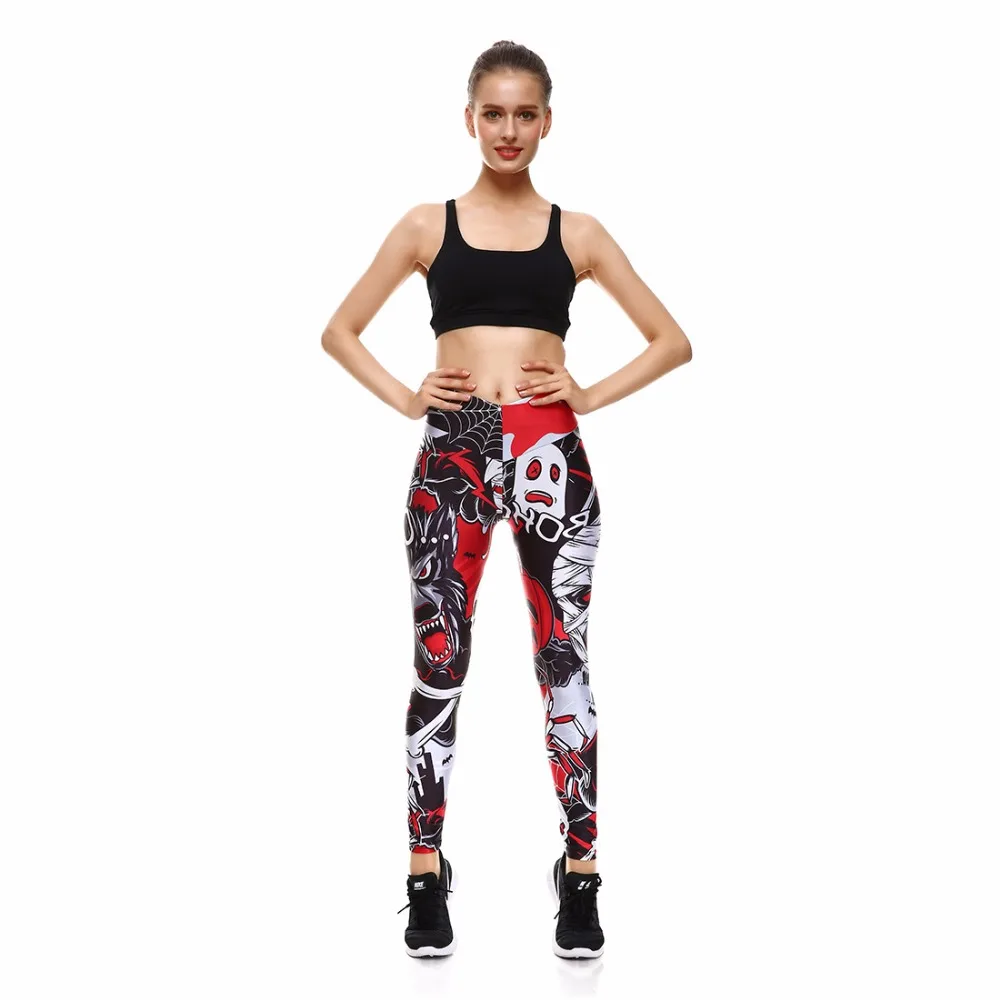 Леггинсы Новое поступление Хэллоуин Рождественский подарок леггинсы призрак 3D