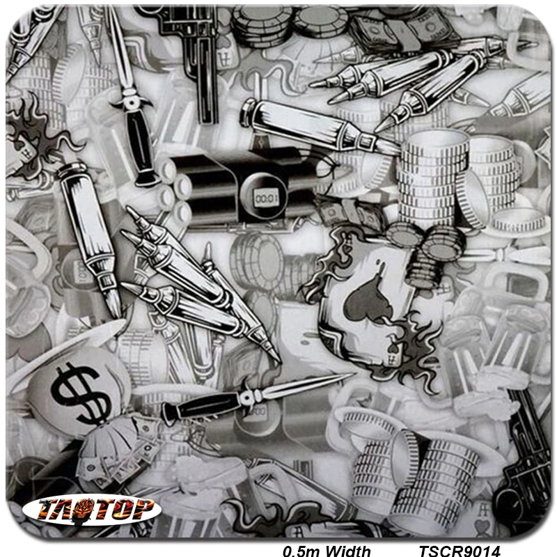 

iTAATOP TSCR9014 0.5M * 10M New Designs Water Dipping Water Transfer Printing Film Hydrographics Film