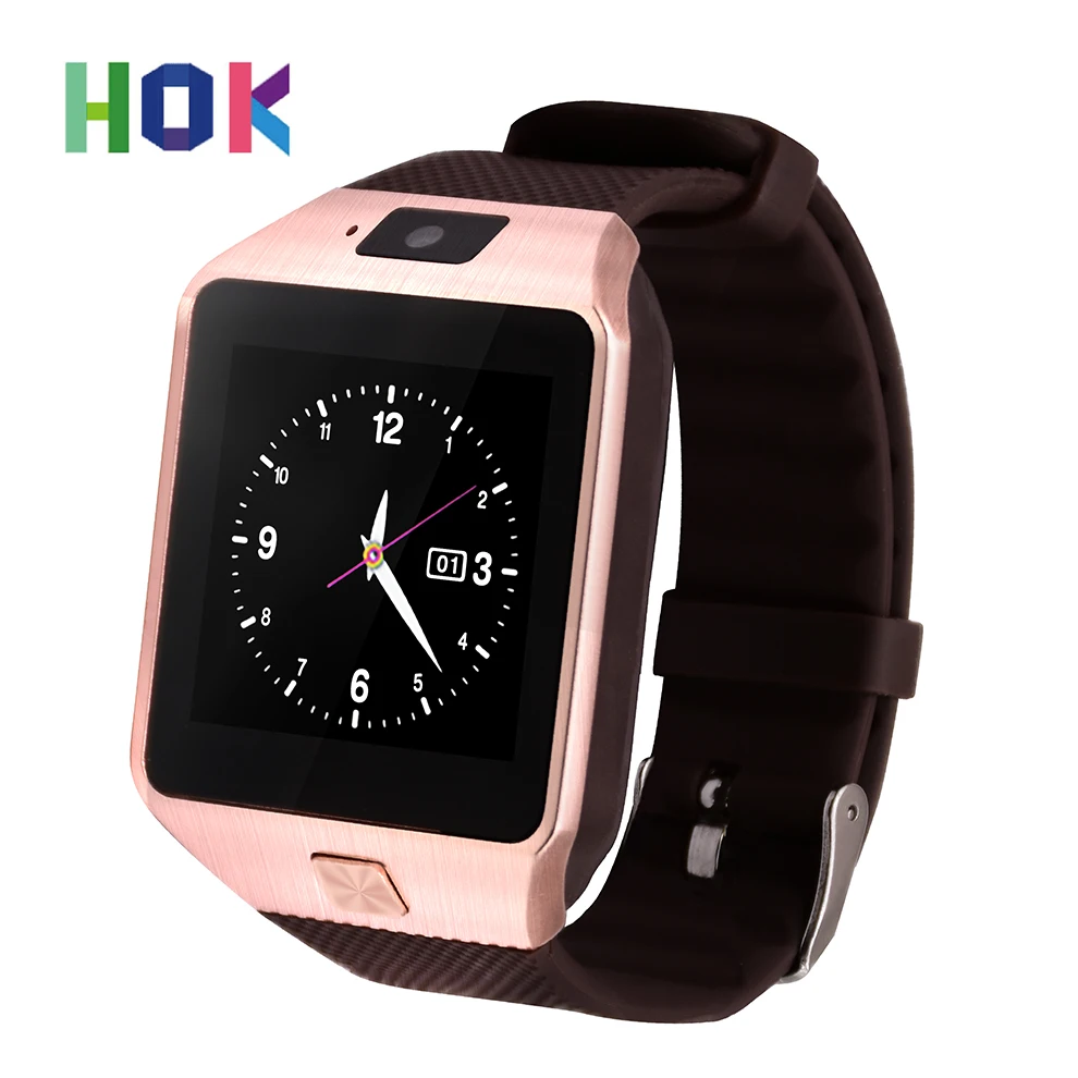 DZ09 Смарт-часы с функцией телефона оснащенных путеметром поддержка Bluetooth Smartwatch