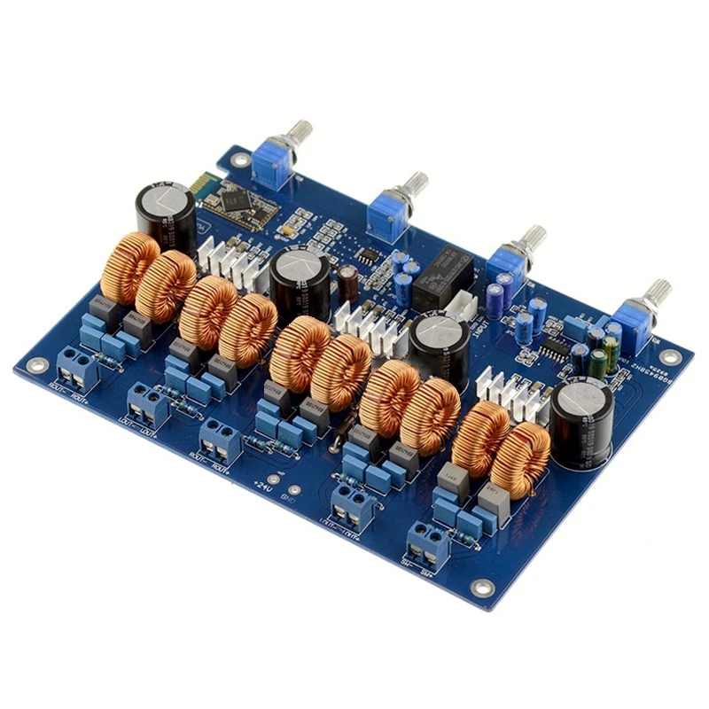 Tpa3116 4 1 усилители Bluetooth аудио Плата цифровой усилитель класса D 4x50 Вт + 100 24 в