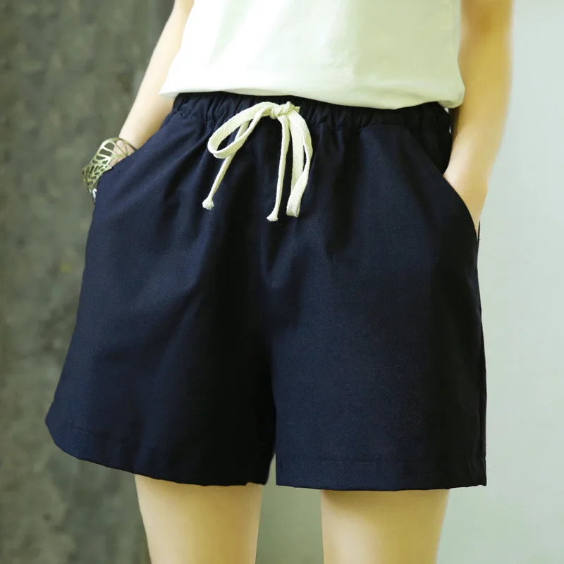 2018 Suvance Summer 5 Color Elastic Patchwork Loose Thin Shorts | Женская одежда
